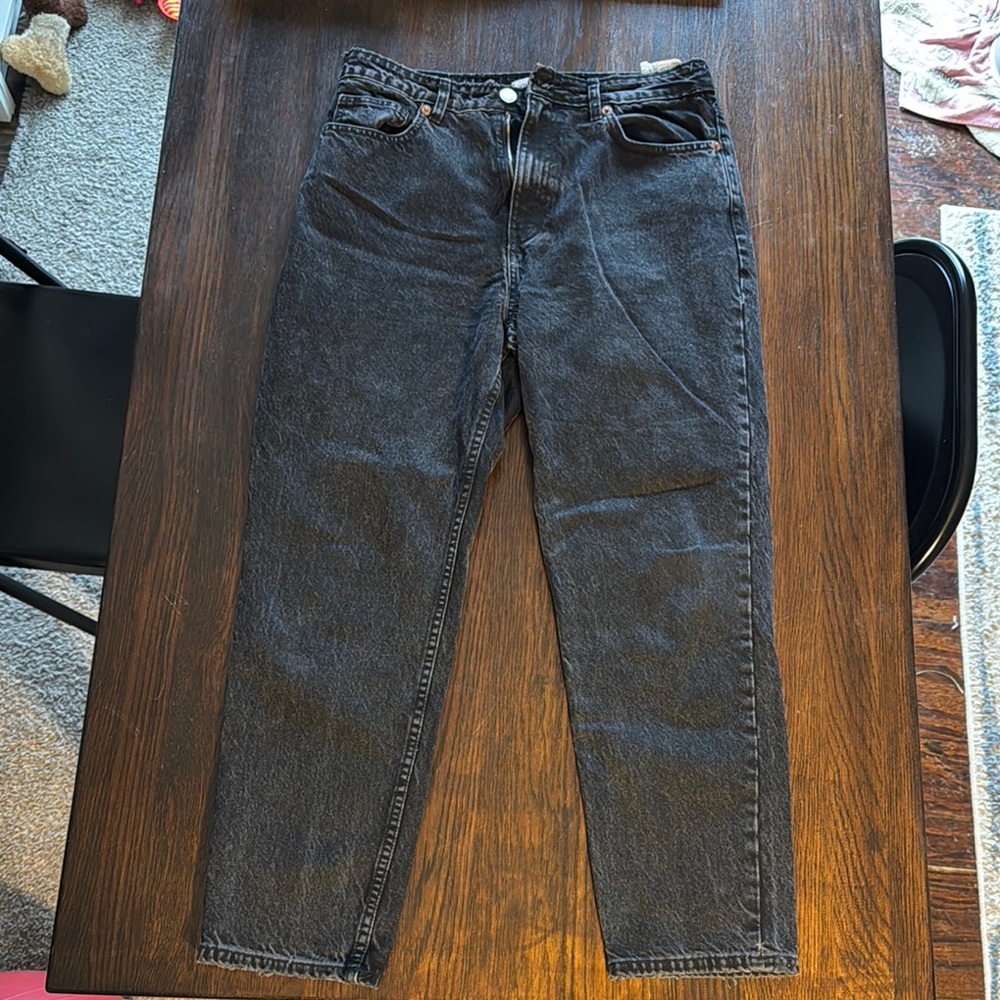 Zara Black Boyfriend Jeans